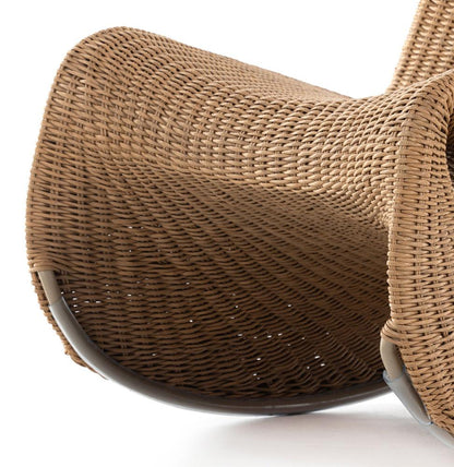 Four Hands - Grass Roots - Portia Outdoor Rocking Chair - Vintage Natural - 227868-002 veiw 7