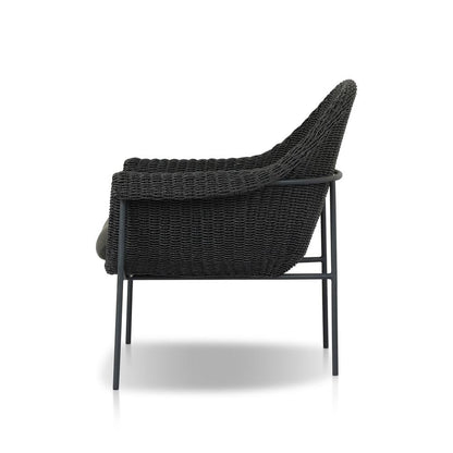 Four Hands - Grass Roots - Suerte Outdoor Chair - Arashi Ink - 239126-005 veiw 3