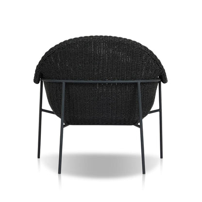 Four Hands - Grass Roots - Suerte Outdoor Chair - Arashi Ink - 239126-005 veiw 5