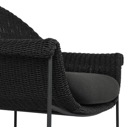 Four Hands - Grass Roots - Suerte Outdoor Chair - Arashi Ink - 239126-005 veiw 9