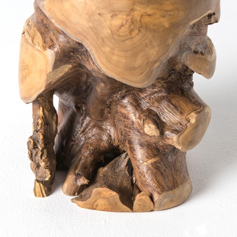 Four Hands Grass Roots Teak Stool - Thumbnail 5