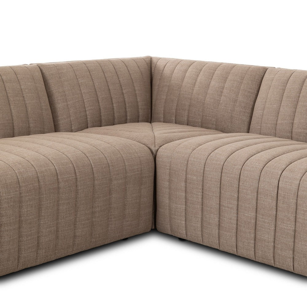 Four Hands - Grayson - Augustine 3-Piece Sectional - Crypton Nomad Taupe - 234067-006_CLOSEOUT view 5