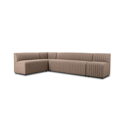 Four Hands - Grayson - Augustine Dining Banquette, L-Shape - Crypton Nomad Taupe - 231706-004_CLOSEOUT view 1