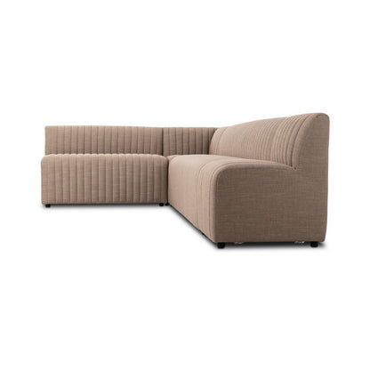 Four Hands - Grayson - Augustine Dining Banquette, L-Shape - Crypton Nomad Taupe - 231708-004_CLOSEOUT view 4