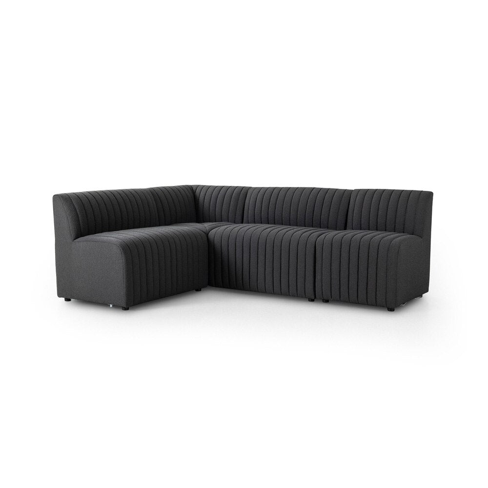 Four Hands - Grayson - Augustine Dining Banquette, L-Shape - FIQA Boucle Charcoal - 231700-003 veiw 1