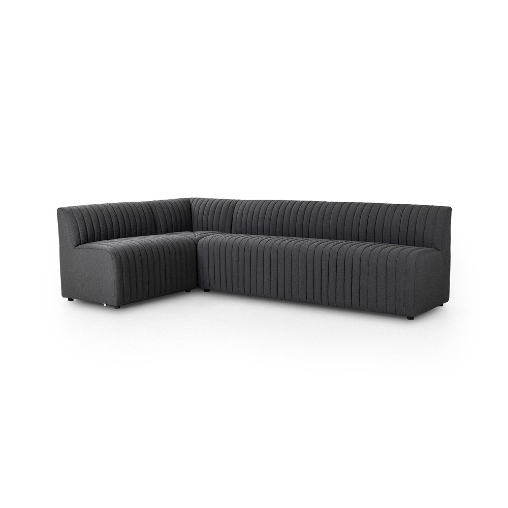 Four Hands - Grayson - Augustine Dining Banquette, L-Shape - FIQA Boucle Charcoal - 231704-003 veiw 1