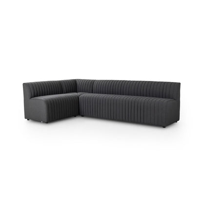 Four Hands - Grayson - Augustine Dining Banquette, L-Shape - FIQA Boucle Charcoal - 231704-003 veiw 1