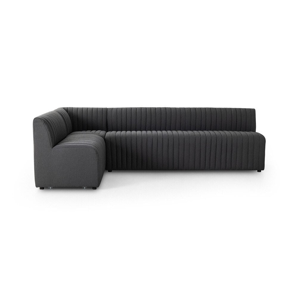 Four Hands - Grayson - Augustine Dining Banquette, L-Shape - FIQA Boucle Charcoal - 231704-003 veiw 2