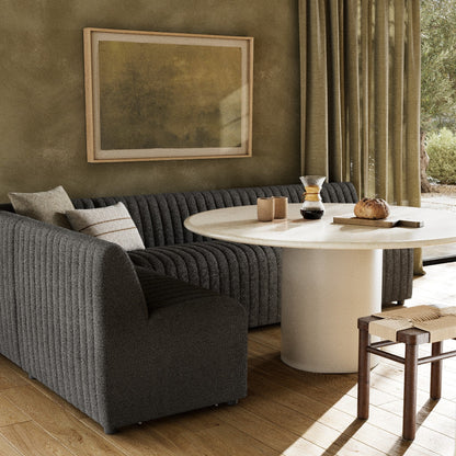 Four Hands - Grayson - Augustine Dining Banquette, L-Shape - FIQA Boucle Charcoal - 231704-003 view 5