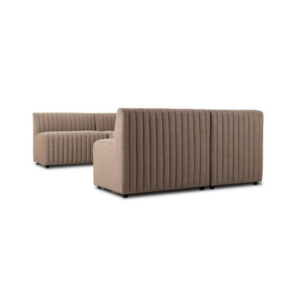 Four Hands - Grayson - Augustine Dining Banquette, U Shape - Crypton Nomad Taupe - 231705-004_CLOSEOUT view 4