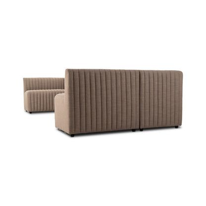 Four Hands - Grayson - Augustine Dining Banquette, U Shape - Crypton Nomad Taupe - 231709-004_CLOSEOUT view 4