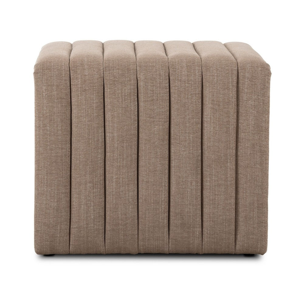 Four Hands - Grayson - Augustine Ottoman-21" - Crypton Nomad Taupe - 108563-016_CLOSEOUT view 3