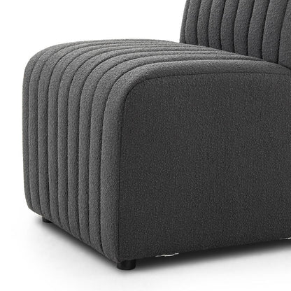Four Hands - Grayson - Build Your Own: Augustine Dining Banquette - FIQA Boucle Charcoal - 224325-004 veiw 4