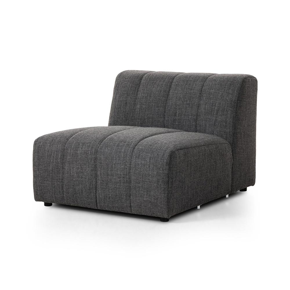 Four Hands - Grayson - Build Your Own: Langham Channeled Sectional - Armless Piece - Saxon Charcoal - 105755-009 veiw 1