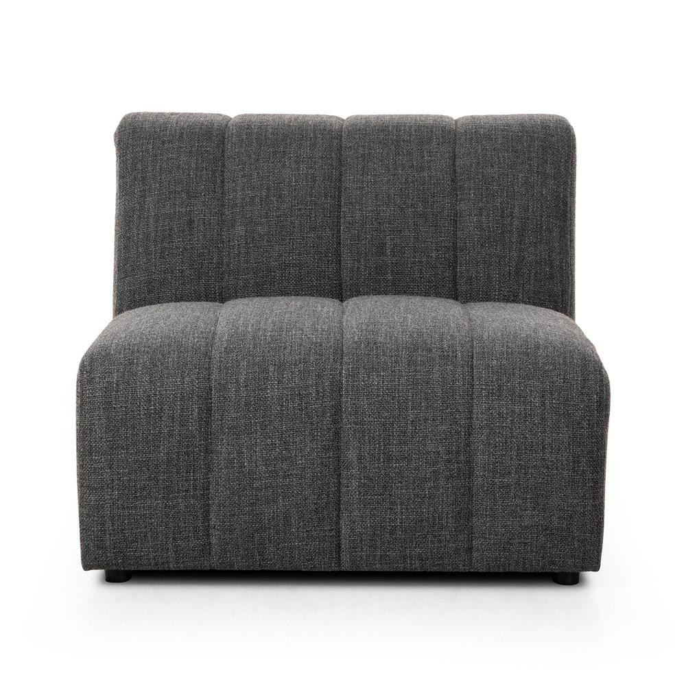 Four Hands - Grayson - Build Your Own: Langham Channeled Sectional - Armless Piece - Saxon Charcoal - 105755-009 veiw 2