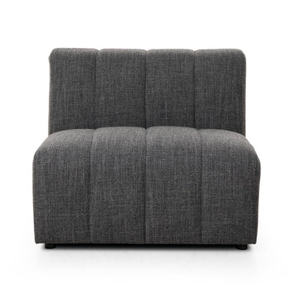 Four Hands - Grayson - Build Your Own: Langham Channeled Sectional - Armless Piece - Saxon Charcoal - 105755-009 veiw 2