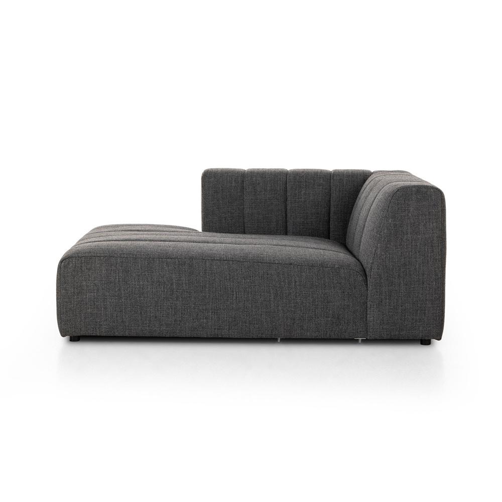 Four Hands - Grayson - Build Your Own: Langham Channeled Sectional - Left Chaise - Saxon Charcoal - 105756-010 veiw 3