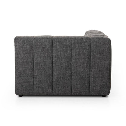 Four Hands - Grayson - Build Your Own: Langham Channeled Sectional - Left Chaise - Saxon Charcoal - 105756-010 veiw 5