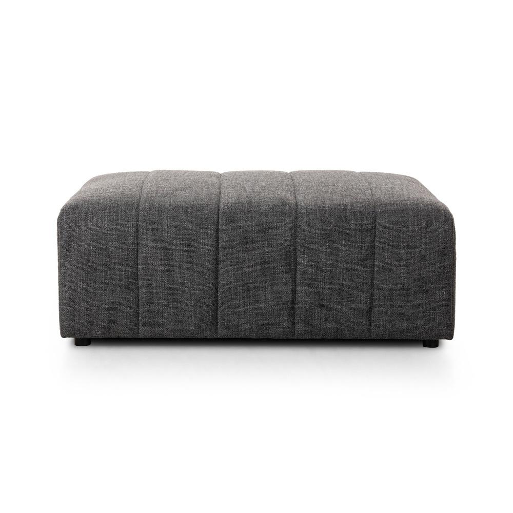 Four Hands - Grayson - Build Your Own: Langham Channeled Sectional - Ottoman - Saxon Charcoal - 105757-008 veiw 2