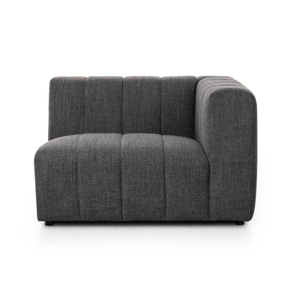 Four Hands - Grayson - Build Your Own: Langham Channeled Sectional - Raf Piece - Saxon Charcoal - 105758-010 veiw 2