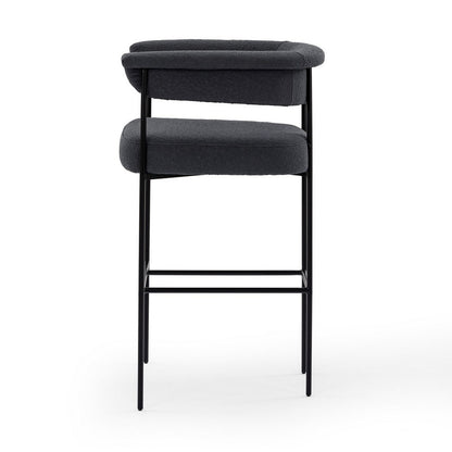 Four Hands - Grayson - Carrie Bar + Counter Stool - FIQA Boucle Slate - 108498-007_CLOSEOUT view 3