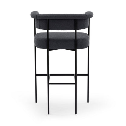 Four Hands - Grayson - Carrie Bar + Counter Stool - FIQA Boucle Slate - 108498-007_CLOSEOUT view 4