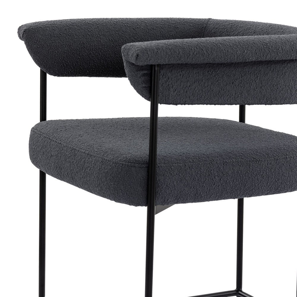 Four Hands - Grayson - Carrie Bar + Counter Stool - FIQA Boucle Slate - 108498-007_CLOSEOUT view 5