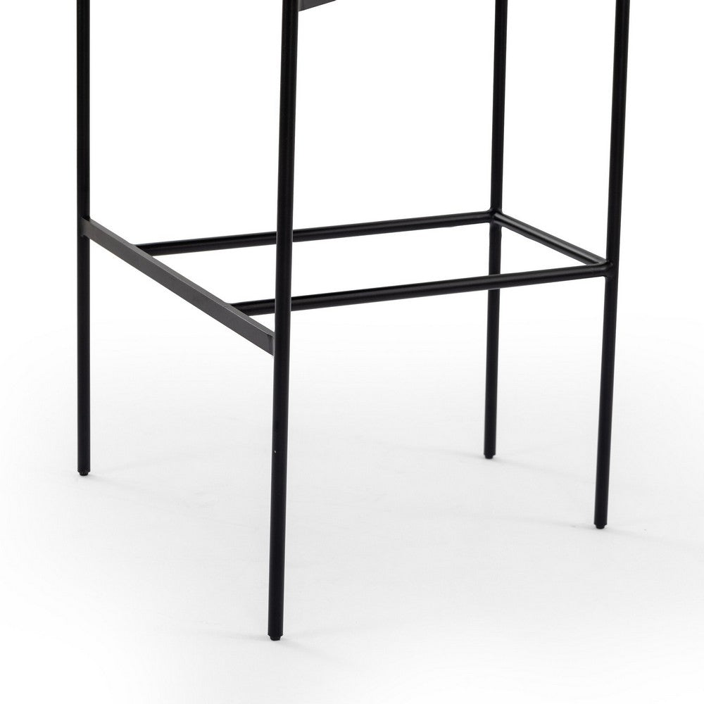 Four Hands - Grayson - Carrie Bar + Counter Stool - FIQA Boucle Slate - 108498-007_CLOSEOUT view 7