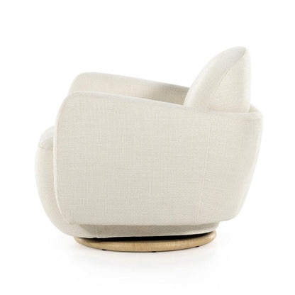 Four Hands - Grayson - Enya Swivel Chair - Gibson White - 227371-001 veiw 3