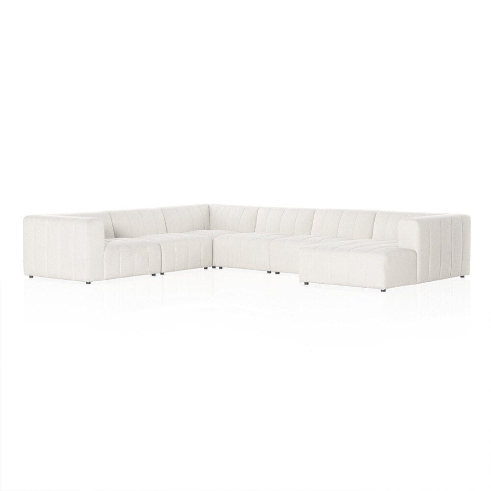 Four Hands - Grayson - Langham Channeled 6-Piece Sectional - Fayette Cloud - 227473-003 veiw 1