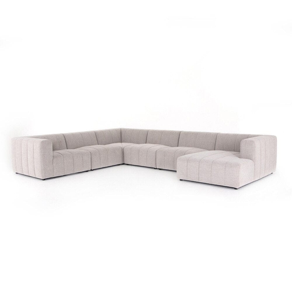 Four Hands - Grayson - Langham Channeled 6-Piece Sectional - Napa Sandstone - 227473-002 veiw 1