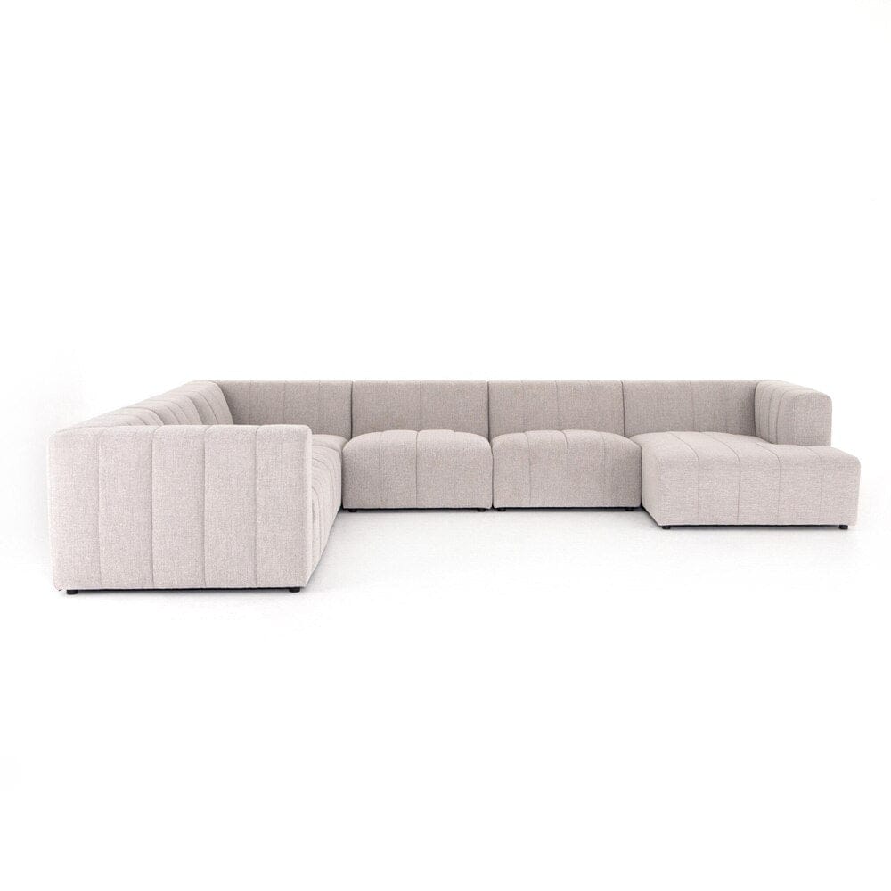 Four Hands - Grayson - Langham Channeled 6-Piece Sectional - Napa Sandstone - 227473-002 veiw 2