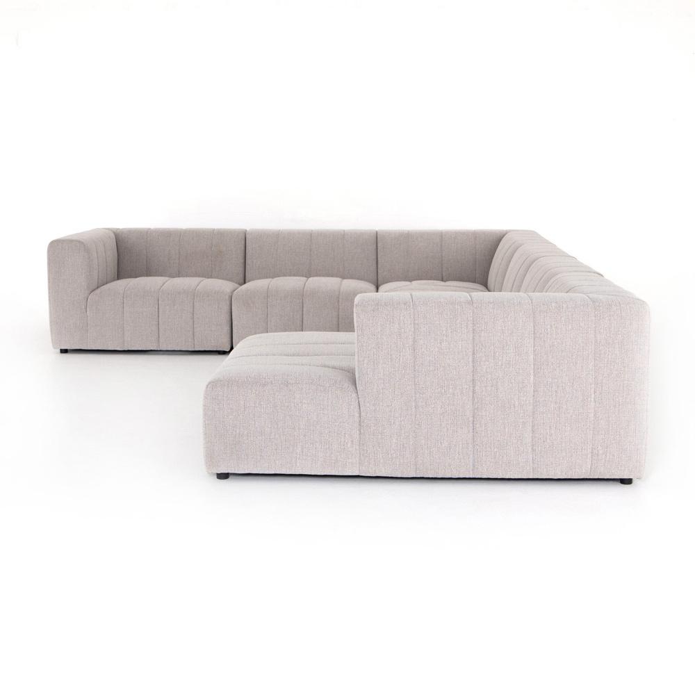 Four Hands - Grayson - Langham Channeled 6-Piece Sectional - Napa Sandstone - 227473-002 veiw 3