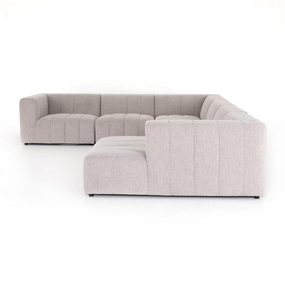 Four Hands - Grayson - Langham Channeled 6-Piece Sectional - Napa Sandstone - 227473-002 veiw 3