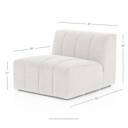 Four Hands - Grayson - Langham Channeled Armless Piece - CGRY-001-320-ARL veiw 5