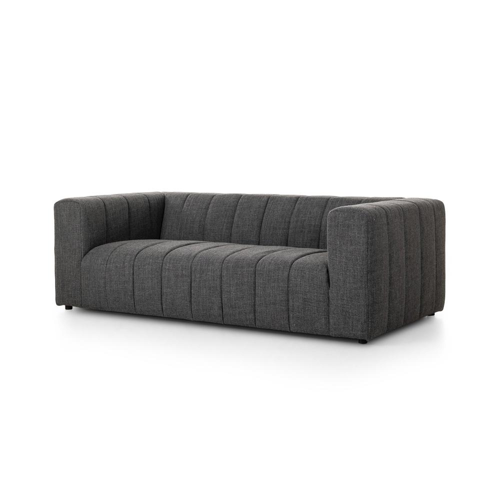 Four Hands - Grayson - Langham Channeled Sofa - Saxon Charcoal - 227997-007 veiw 1