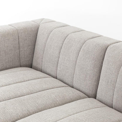 Four Hands - Langham Channelled 3 Piece Laf Sect with Ottoman - CGRY-001-320-S1 veiw 3