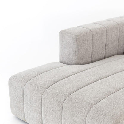 Four Hands - Langham Channelled 3 Piece Laf Sect with Ottoman - CGRY-001-320-S1 veiw 4