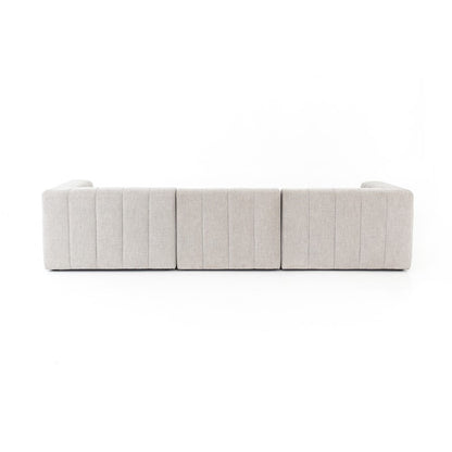 Four Hands - Langham Channelled 3 Piece Laf Sect with Ottoman - CGRY-001-320-S1 veiw 6