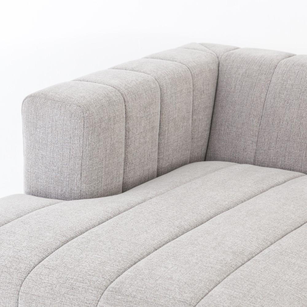 Four Hands - Langham Channelled 3 Piece Raf Sect with Ottoman - CGRY-001-320-S2 veiw 3