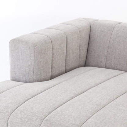 Four Hands - Langham Channelled 3 Piece Raf Sect with Ottoman - CGRY-001-320-S2 veiw 3
