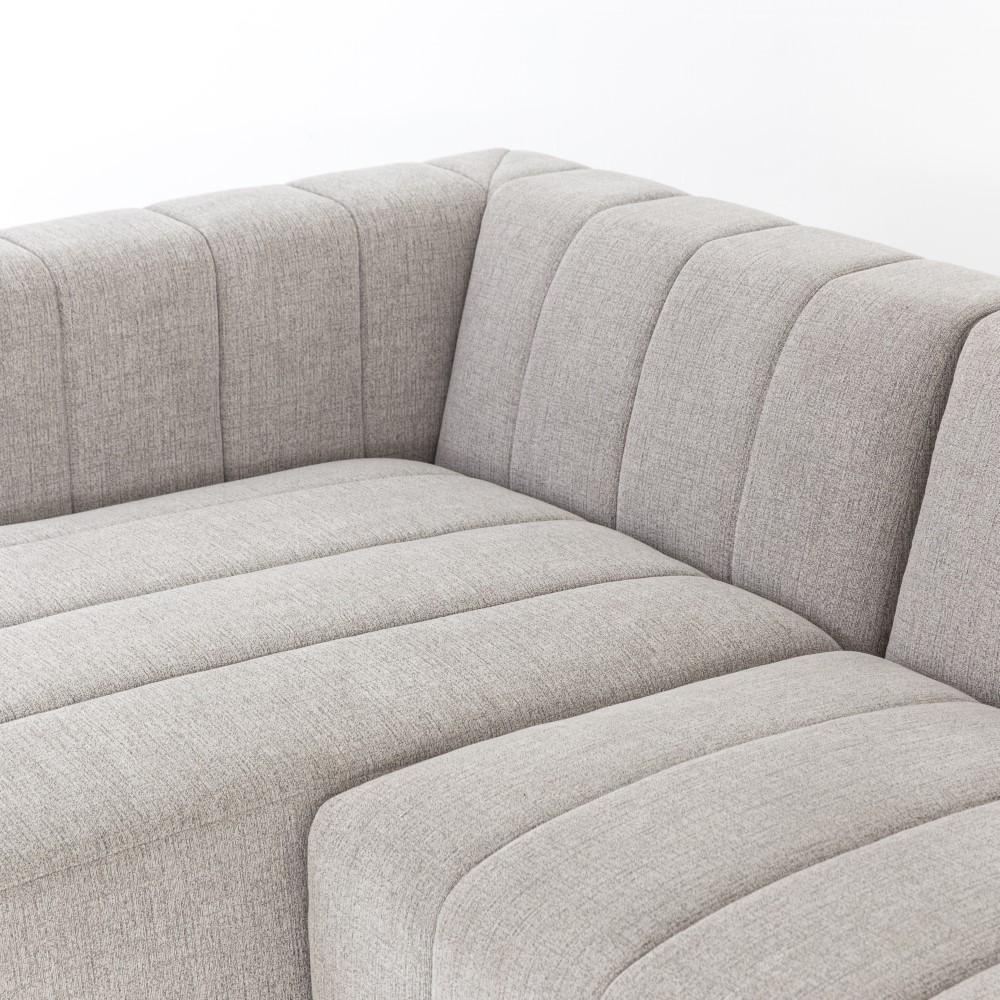 Four Hands - Langham Channelled 3 Piece Raf Sect with Ottoman - CGRY-001-320-S2 veiw 4