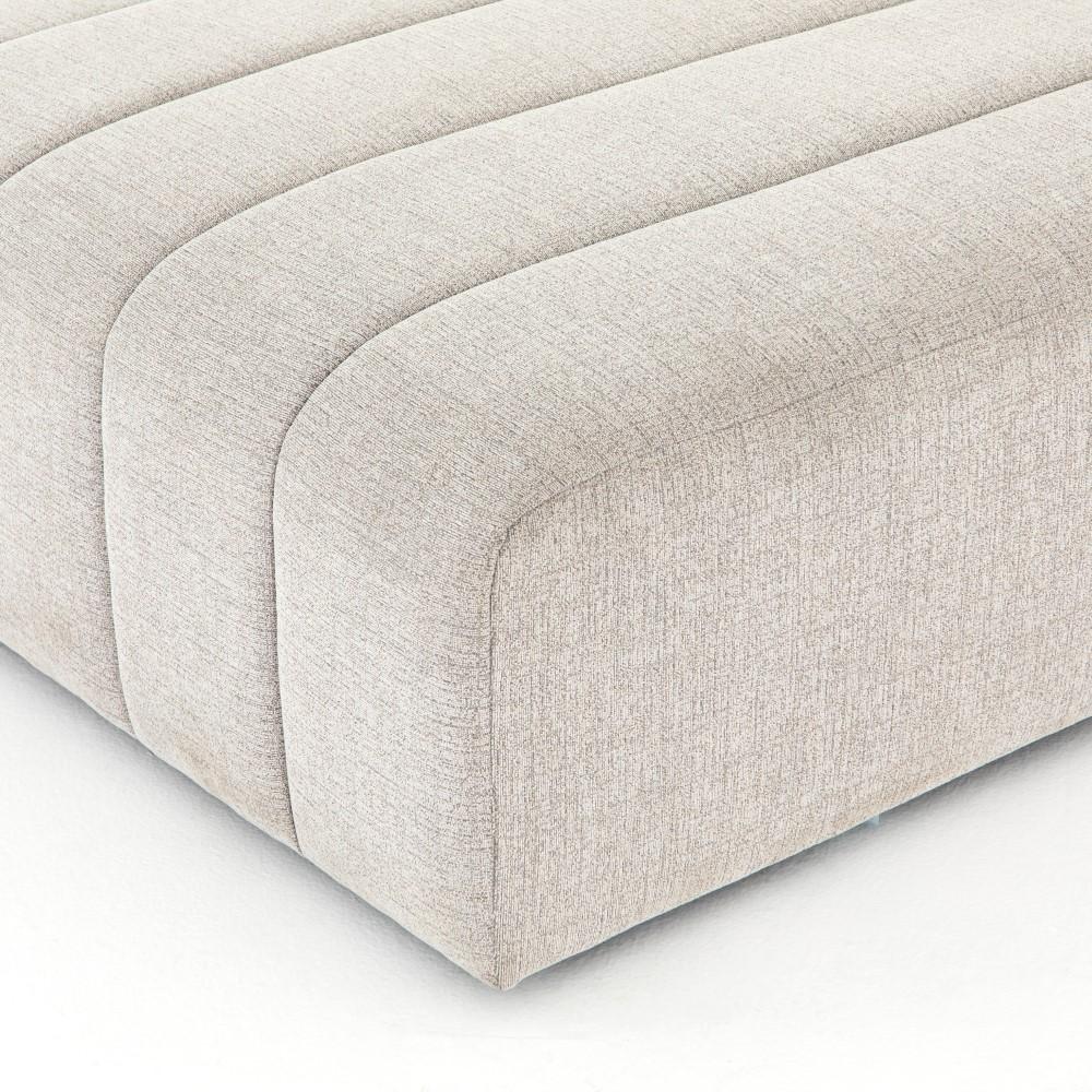 Four Hands - Langham Channelled Ottoman - CGRY-001-320-OTM veiw 2