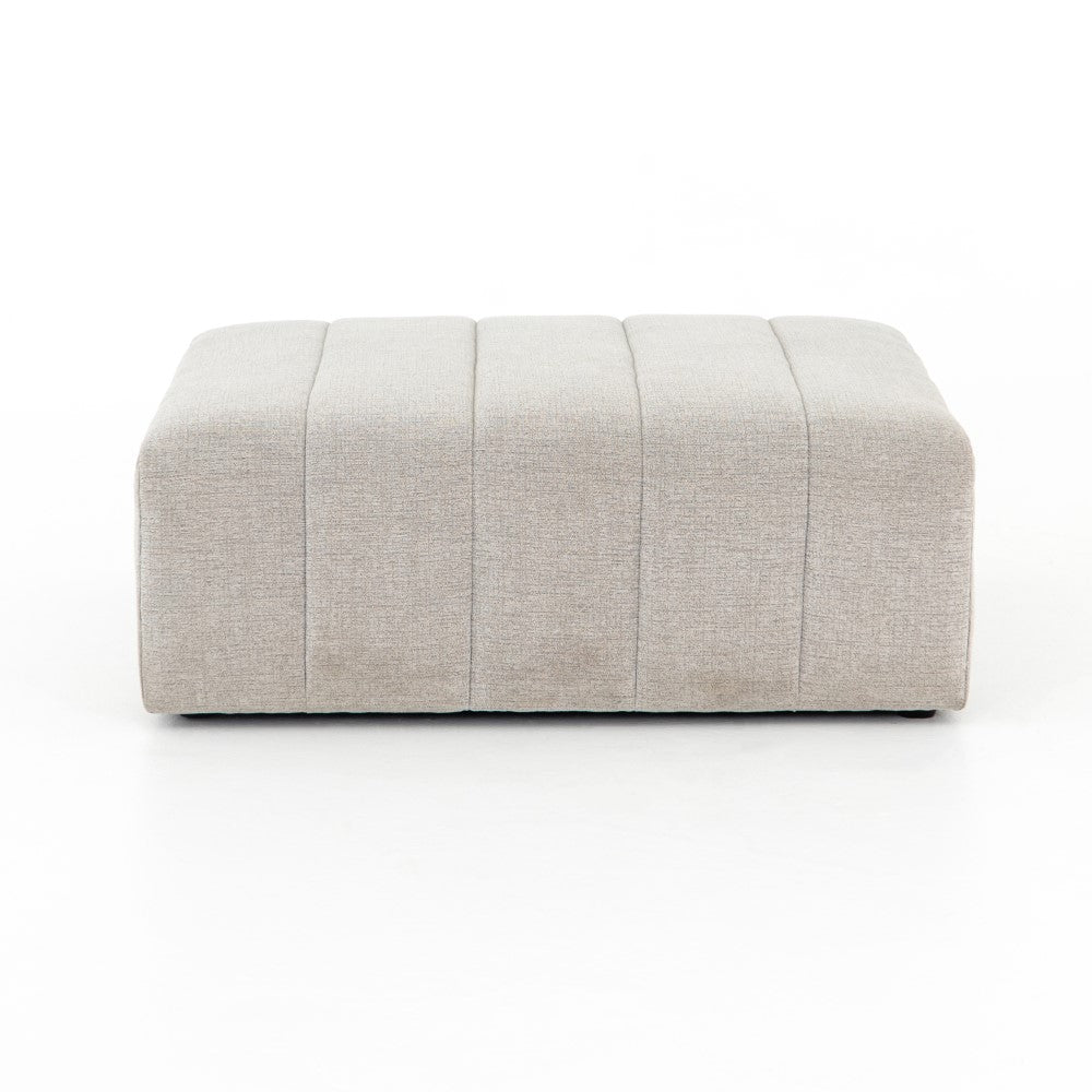 Four Hands - Langham Channelled Ottoman - CGRY-001-320-OTM veiw 5