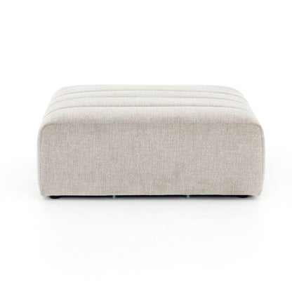 Four Hands - Langham Channelled Ottoman - CGRY-001-320-OTM veiw 6
