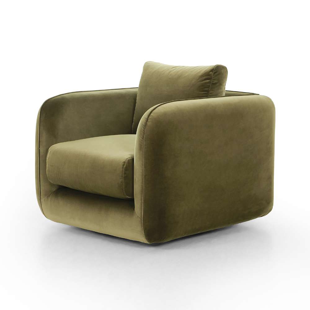 Four Hands - Grayson - Malakai Swivel Chair-Surrey Olive - 231360-002 veiw 2