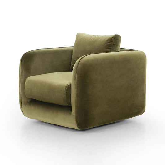 Four Hands - Grayson - Malakai Swivel Chair-Surrey Olive - 231360-002 veiw 2