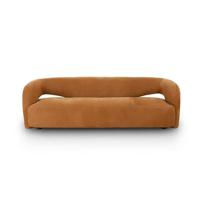 Four Hands - Grayson - Mazie Sofa - Nubuck Cognac - 241283-003_CLOSEOUT view 2