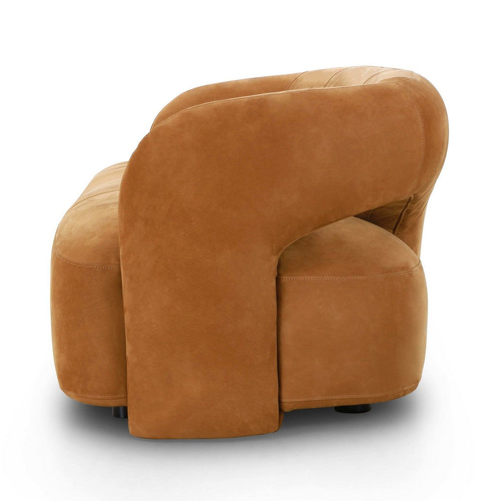 Four Hands - Grayson - Mazie Sofa - Nubuck Cognac - 241283-003_CLOSEOUT view 3