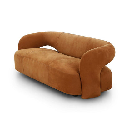 Four Hands - Grayson - Mazie Sofa - Nubuck Cognac - 241283-003_CLOSEOUT view 4